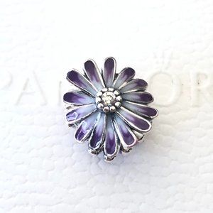 Pandora Purple Daisy Flower Enamel Charm 798775C02